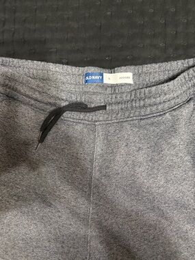 Old Navy Heather Gray Jogger Pants with Drawstring
